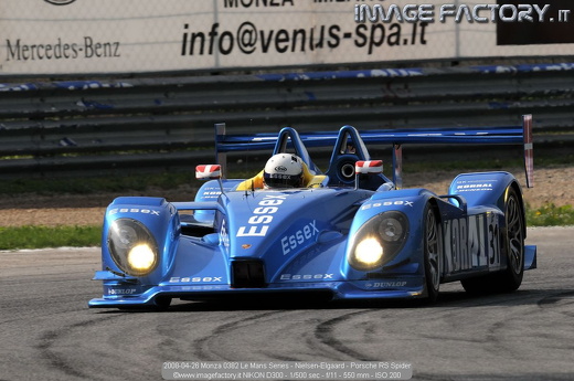 2008-04-26 Monza 0382 Le Mans Series - Nielsen-Elgaard - Porsche RS Spider